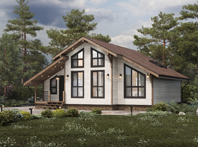 Дом-баня Традиция одноэтажная 4