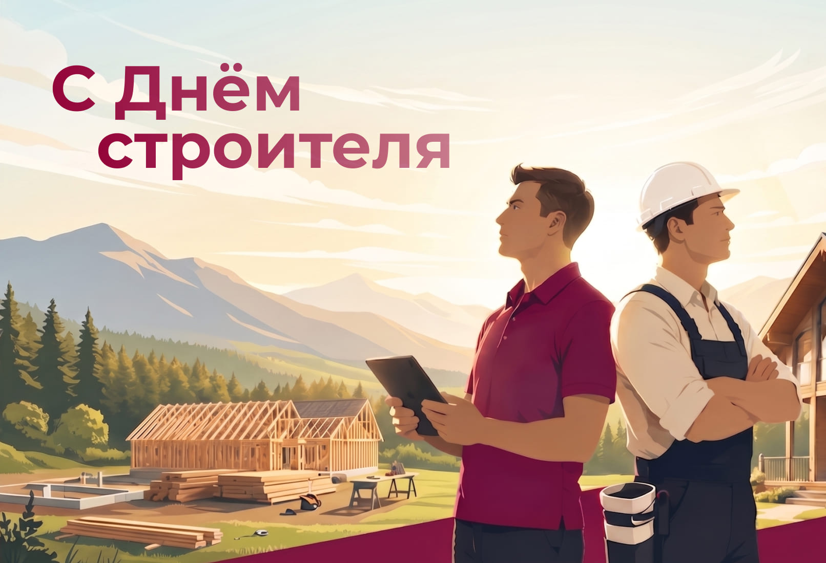 Поздравляем с Днем строителя!