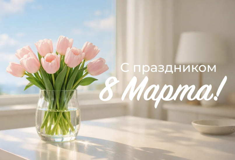 С Международным женским днём! 