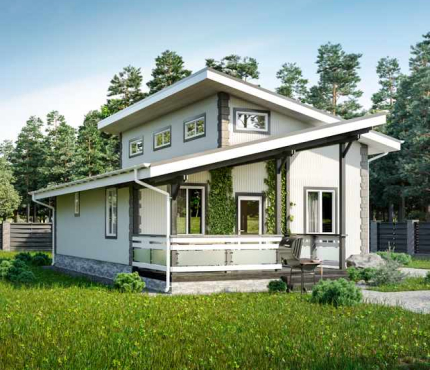 Проект с мансардой