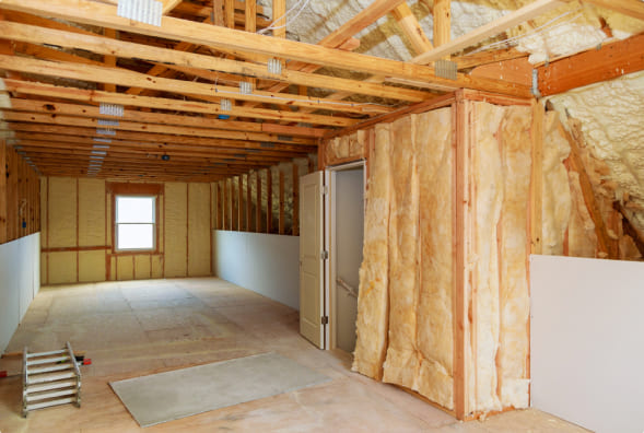 Insulating a frame house for winter living