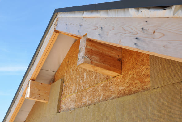 Insulating a wooden house from he outside